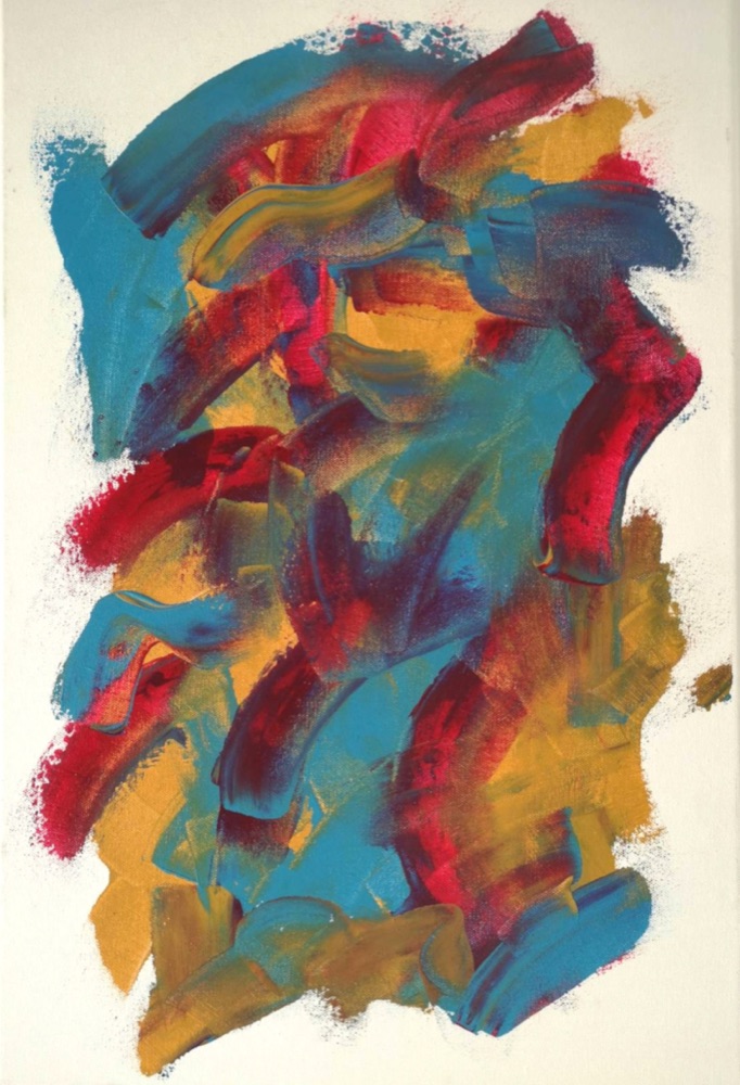 Painting “Color Explosion” by Selina Galka