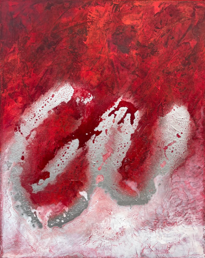 Painting “Red” by Selina Galka