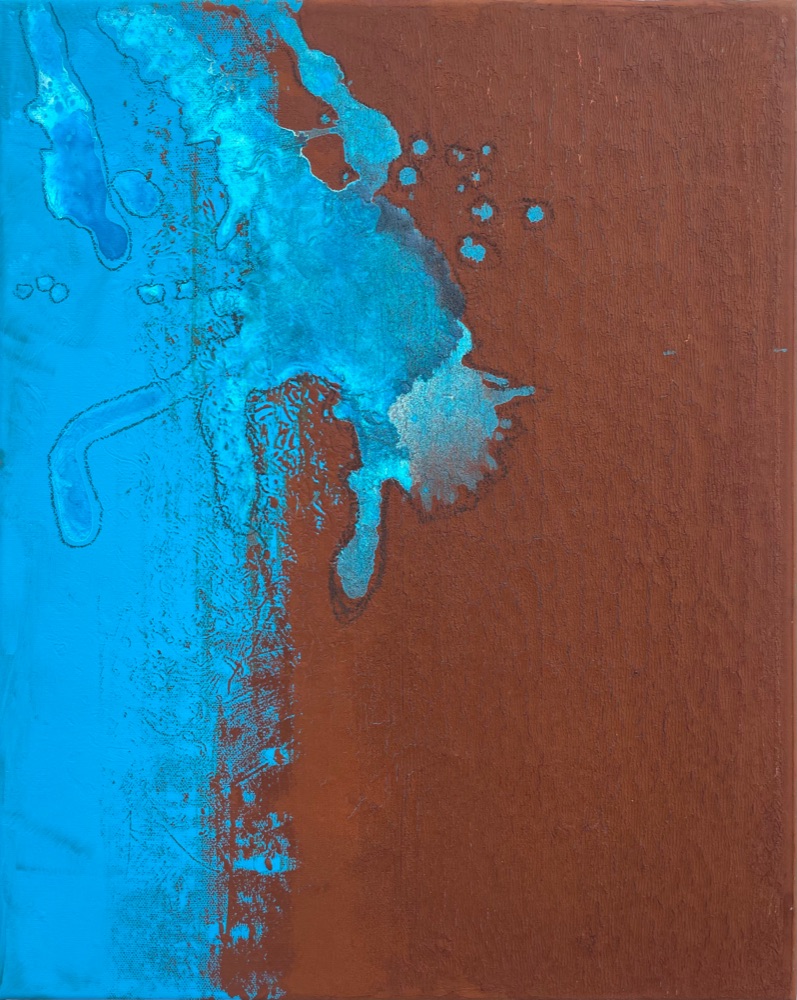 Painting “Vivid Leather” by Selina Galka