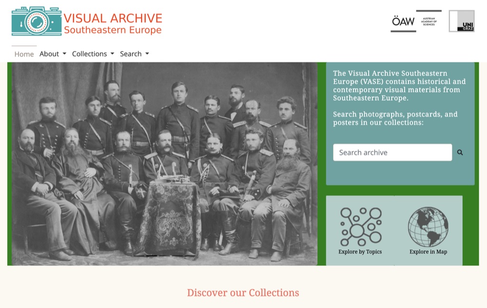 Website of the Visual Archive Southeastern Europe